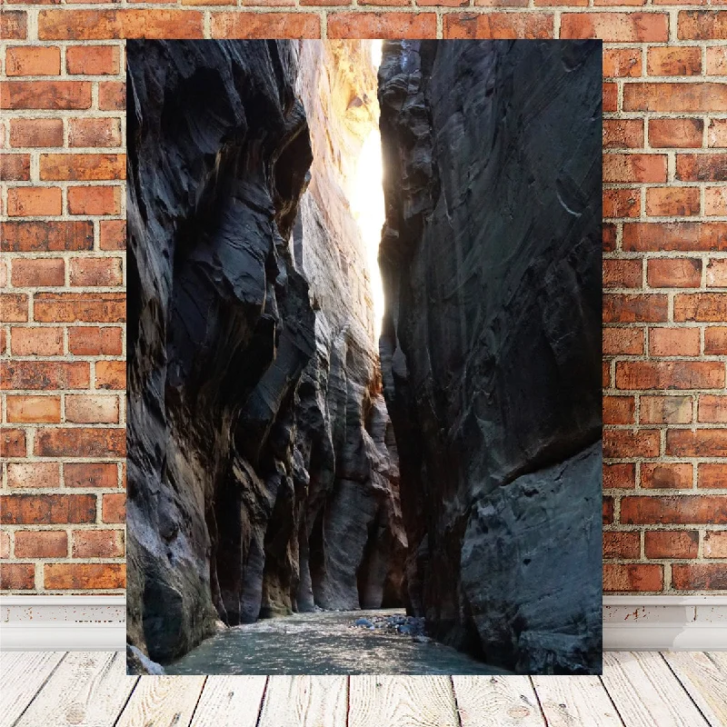 retro vintage coastal wall art-Zion Narrows